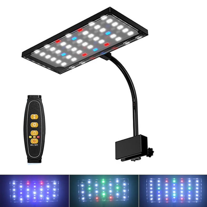 Aquarium Plant Diseases - USB-Aquarium-LED-Licht Vollspektrum Wasserpflanzen-Wachstumslampe Fischbecken Einstellbare Helligkeit