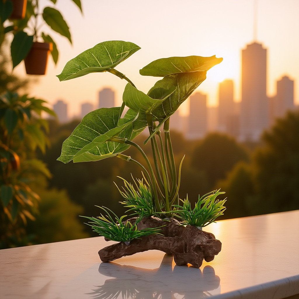 Planted Aquarium Care - Realistische Kunststoff-Aquarienpflanzen für Fischbecken und Reptilienterrarien,