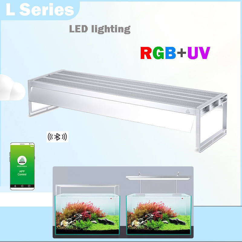 Planted Aquarium Accessories - Woche Aqua L-Serie WRGB UV-Vollspektrum-Pflanzen-LED-Leuchten Lampe