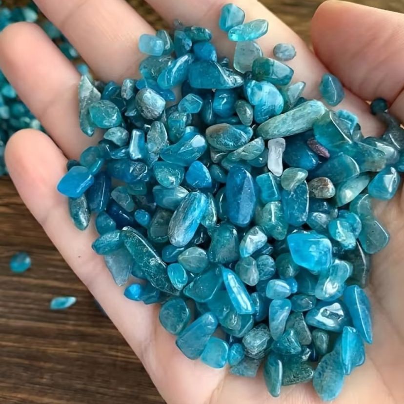 Planted Aquarium Making - Natürlicher blauer Apatit, zerkleinerte Kristallsplitter, Aquarien-