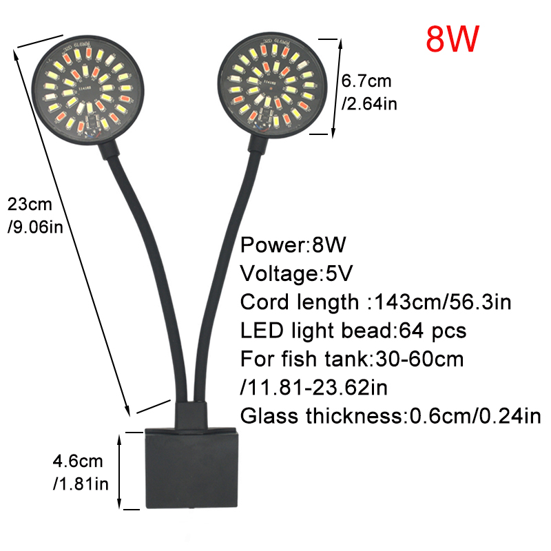 USB-Aquarium-LED-Licht, Aquari – Led Planted Tank Light Bewertung und Preis